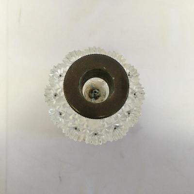 Lot 4 - Crystal Candle Sticks
