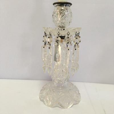 Lot 4 - Crystal Candle Sticks