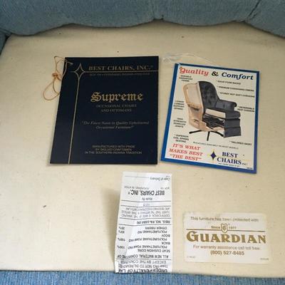 Lot 5 - Swivel Rocker by Best Chairs Inc