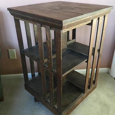 Lot 8 - Lazy Susan Media End Table