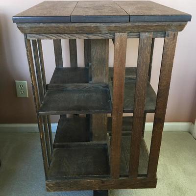 Lot 8 - Lazy Susan Media End Table