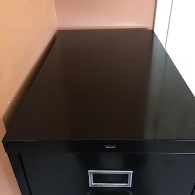 Lot 9 - HON Metal File Cabinet 
