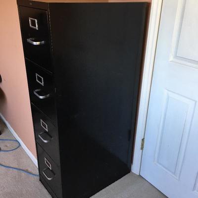 Lot 9 - HON Metal File Cabinet 