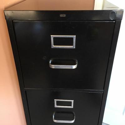 Lot 9 - HON Metal File Cabinet 