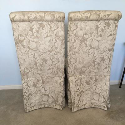 Lot 18 - Skirted & Upholstered Dining Chairs