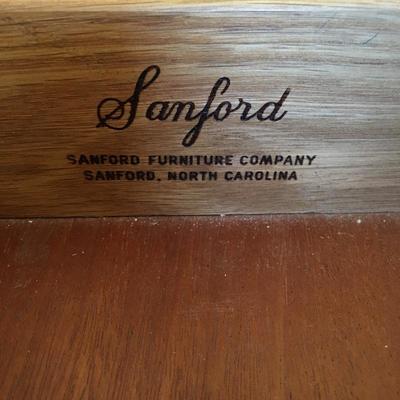 Lot 19 - Sanford Eight Drawer Desk