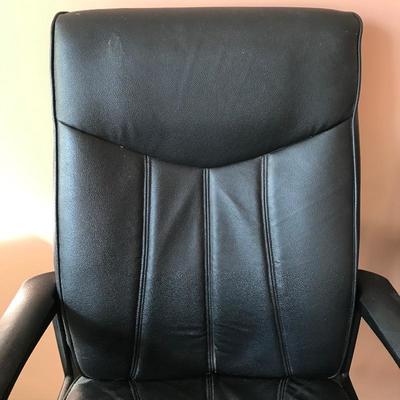 Lot 24 - Two Black Office Chairs 