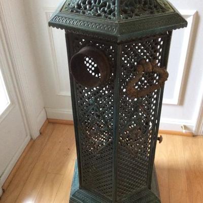 Lot # 25 Antique European metal heater 