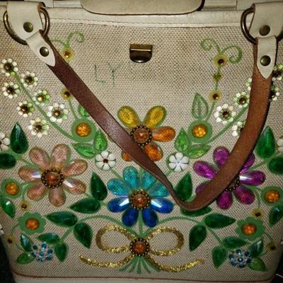 Vintage Wood Handbag
