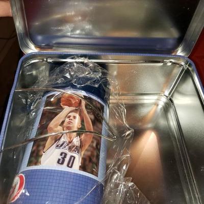 Utah Jazz Tin Lunch Box