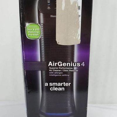 Honeywell AirGenius 4 Air Cleaner/Odor Reducer, Open Box - New