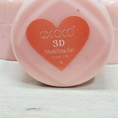 5 - GDCOCO 3D Modeling Gel, Nail Art Design, Professional Soak Off UV LED, 8g
