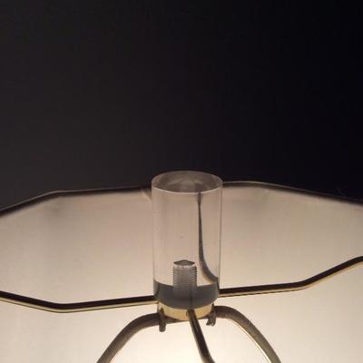 Lot # 38 Lucite Mid century Lamp