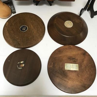 Lot 35 - Walnut and More Wood Decor
