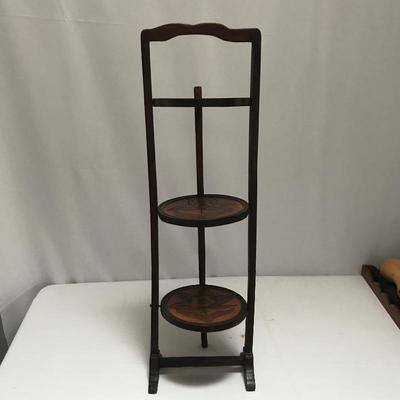 Lot 35 - Walnut and More Wood Decor