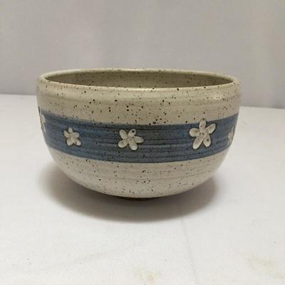 Lot 45 - Blue and Cream Colored Pottery