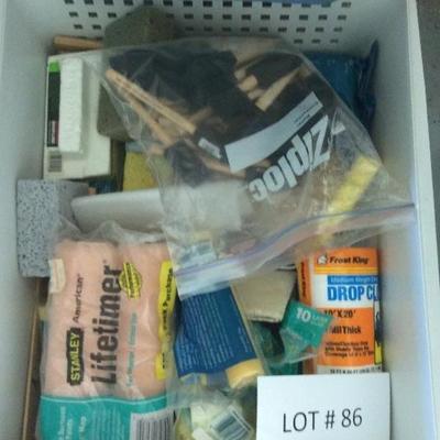 Lot # 86 Painting Supplies