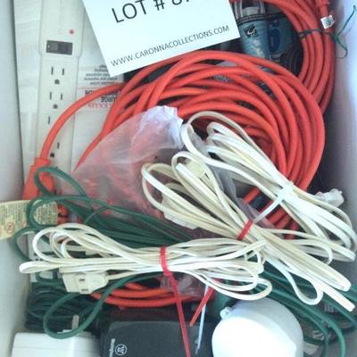 Lot # 87 Extension cords