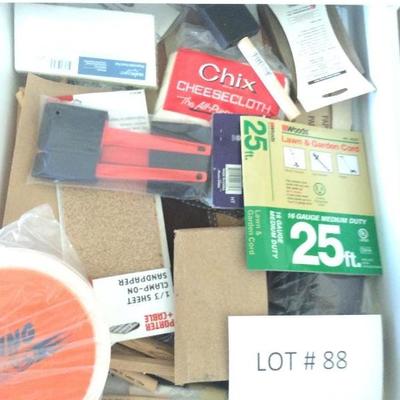 Lot # 88 Painting supplies