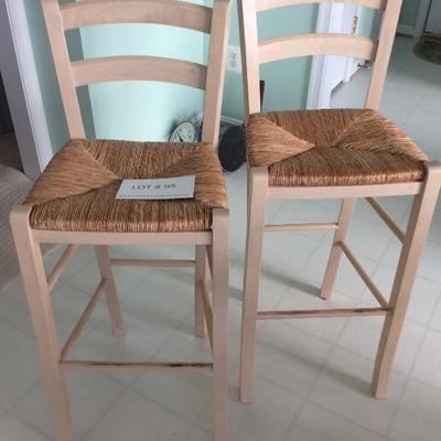 Lot # 95  Pair of Pier One Bar Stools