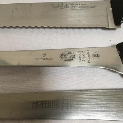  Lot 58 - Knives (incl Henckel), Horn Serving Utensils and More
