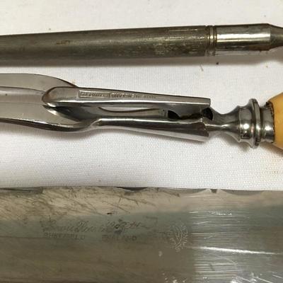 Lot 58 - Knives (incl Henckel), Horn Serving Utensils and More