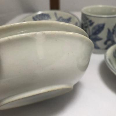 Lot 63 - Blue & White China and More