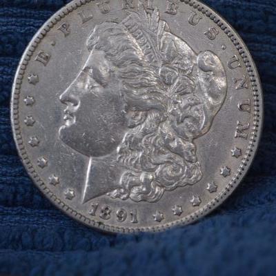 1891 Carson City Silver Dollar