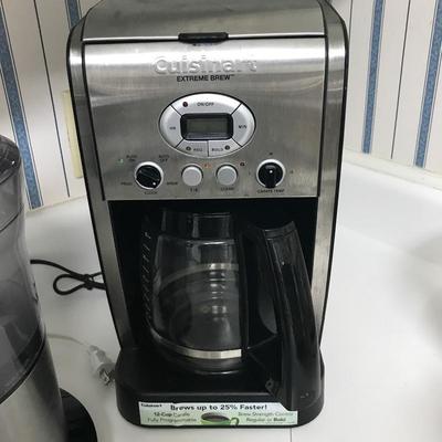 Lot 64 - Cuisinart Coffee Maker, Food Processor, Mixer and Crock Pot 