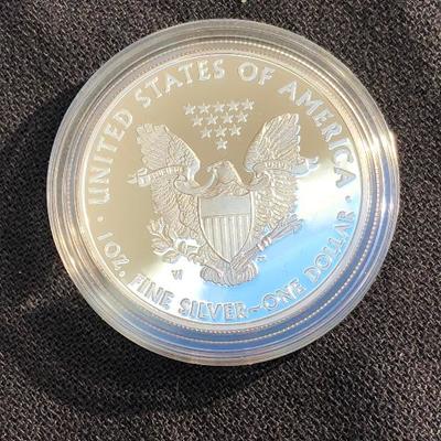 Lot 51 - United States Mint One Ounce Silver .999% Proof American Eagle Coin - 2012 w/Booklet & Orig Box