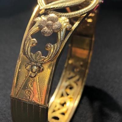Lot 52 - Beautiful Vintage Bracelet - Gold Filled