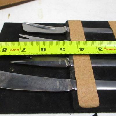 Lot 98 - Stainless Austria Silverware With Leather Sheath