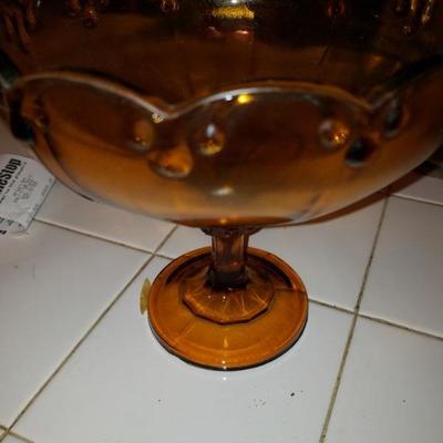 Amber Fruit Bowl