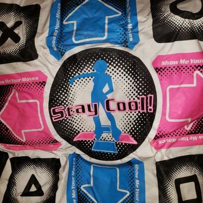 2 Konami Stay Cool! Non-Slip Dance Pad for PS1/PS2