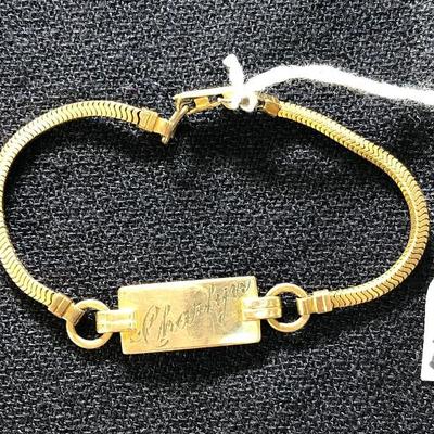 Lot 57 - Sterling Silver Rope Bracelet, Jade/Onyx Bracelet & 12K Gold Filled Bracelet 