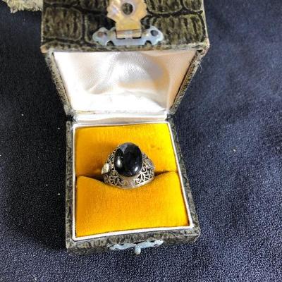 Lot 68 - Vintage Letter Sorter/Holder & Vintage Ring in Vintage Box