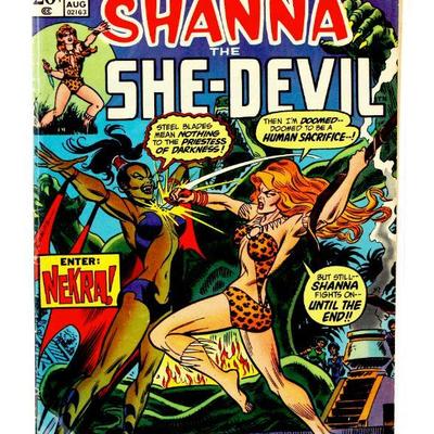 SHANNA The SHE-DEVIL #5 Bronze Age Comic Book 1973 Marvel Comics FN/VF