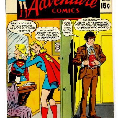 ADVENTURES COMICS #388 Silver Age Comic Book SUPERGIRL 1969 DC Comics VG/FN