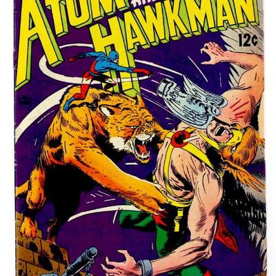 THE ATOM AND HAWKMAN #39 Silver Age Comic Book 1968 DC Comics FN