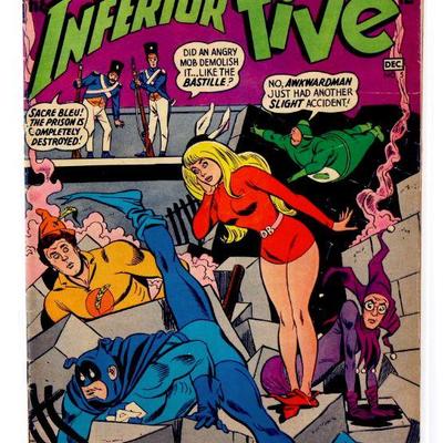 INFERIOR FIVE #5 Rare Silver Age Comic Book 1967 DC Comics GD/VG
