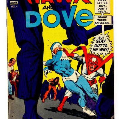 HAWK And The DOVE #4 Silver Age Comic Book 1969 DC Comics FN+