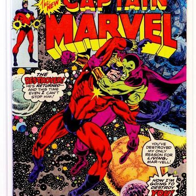CAPTAIN MARVEL #43 Bronze Age Comic Book 1976 Marvel Comics - VF