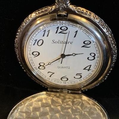 New Quartz Pocket Watch with Long Chain 