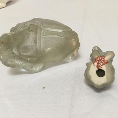 Lot 88 - Glass Goebel Hippo and More