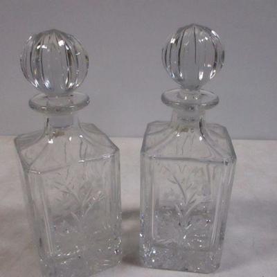 Lot 106 - Glass Decanters & Pitcher
