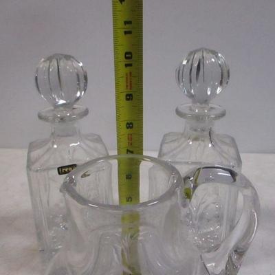 Lot 106 - Glass Decanters & Pitcher