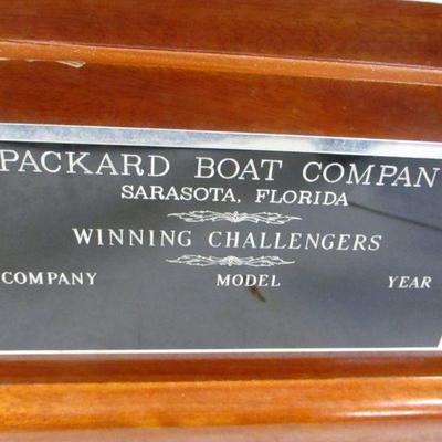 Lot 118 - Packard Boat Company - Winning Challengers