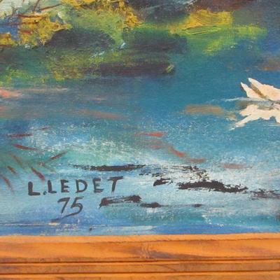 Lot 123 - L Ledet Painting 