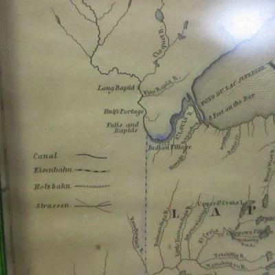 Lot 125 - 1852 Map Of Wisconsin