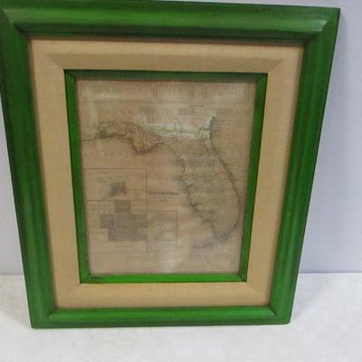 Lot 126 - 1845 Map Of Florida 